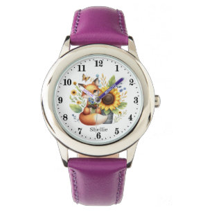 Montre Jolies filles fox amoureux ajouter nom