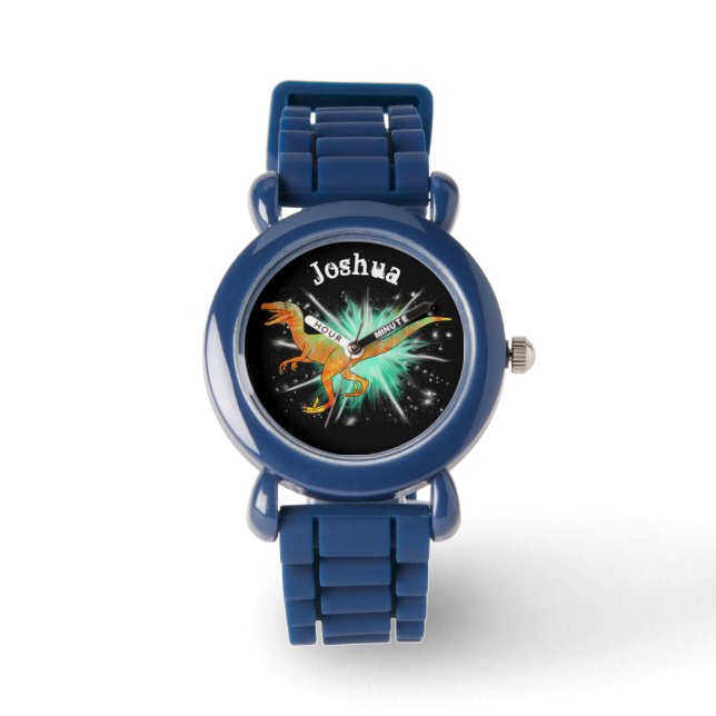 Montre Joshua Velociraptor & Stars Jurassic Era Dinosaur (Recto)