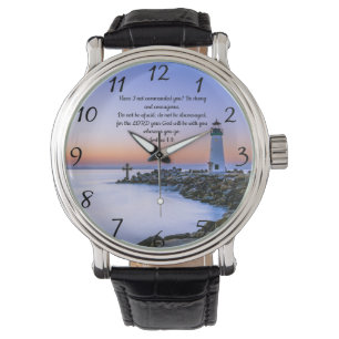 Montre Josué 1:9 : Prière de la foi chrétienne