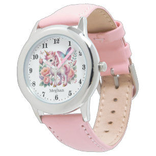 Montre Jote filles imaginaire licorne ajouter nom