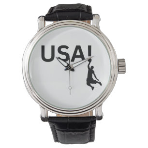 Montre joueur de basket-ball américain