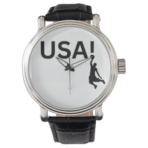 Montre joueur de basket-ball américain