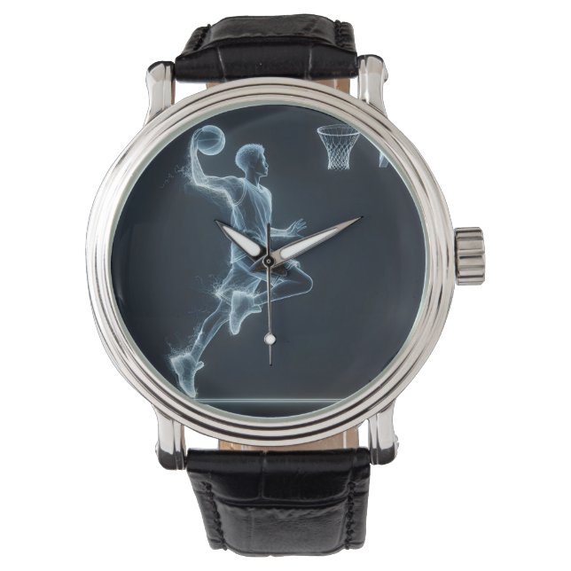 Montre Joueur De Basket-Ball Avec Traces Légères (devant)