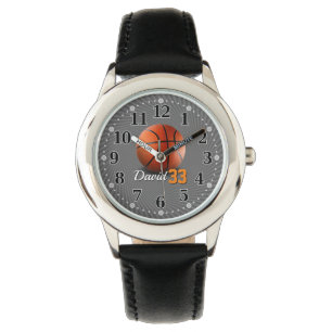Montre Joueur de basket numéro   Personalizable drôle