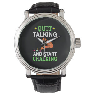 Montre Joueur de billard Snooker Commencer à parler