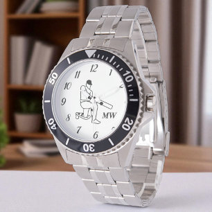 Montre Joueur de cricket Sport Athlète Bowler Jeux