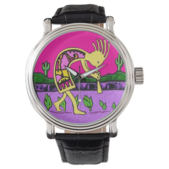 Montre Joueur de flute Kokopelli (devant)