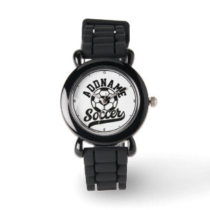 Montre Joueur de football AJOUTER LE NOM Équipe de footba