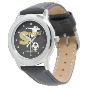 Montre Joueur de football Graphique personnalisé