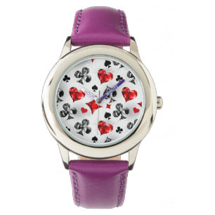 Montre Joueur de poker Joueur de cartes de jouer costumes