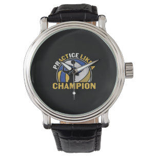 Montre Joueur de volley-ball Pratiquer Comme Un Champio