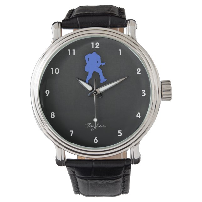 Montre Joueur Royal Blue Guitare (devant)