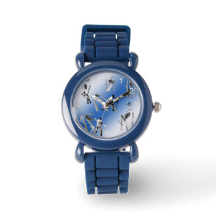 Montre Joueurs De Cricket Ballons Et Timbres,