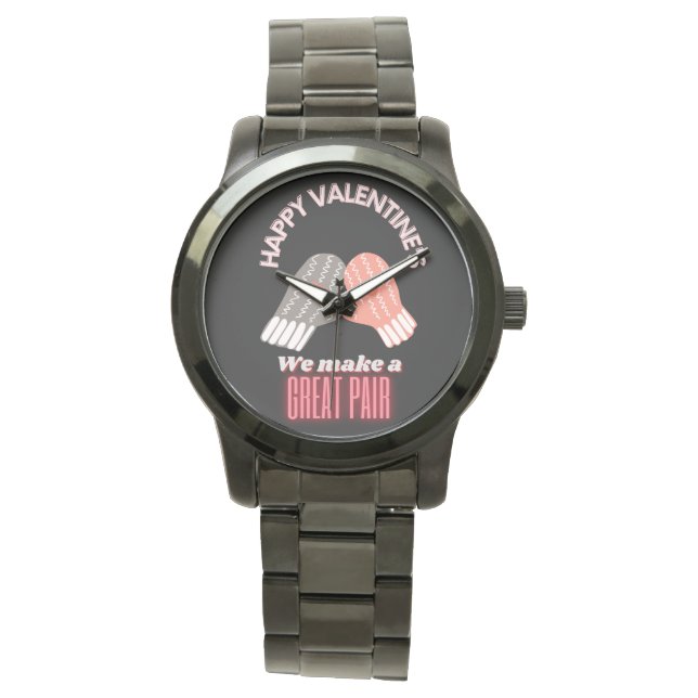 Montre Jour de la Saint Valentin (devant)