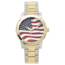 Montre Jour de l'indépendance patriotique du drapeau amér