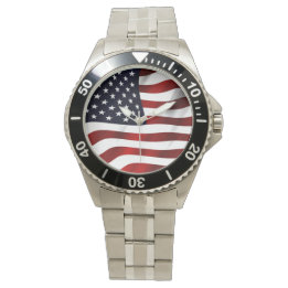 Montre Jour de l'indépendance patriotique du drapeau amér