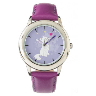 Montre Jour des Valentines Cute Kitty