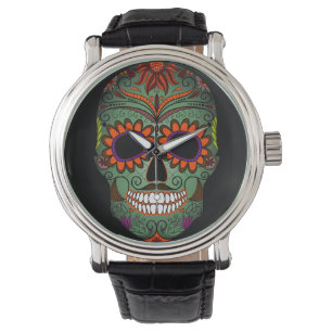 Montre Jour du crâne de sucre des morts