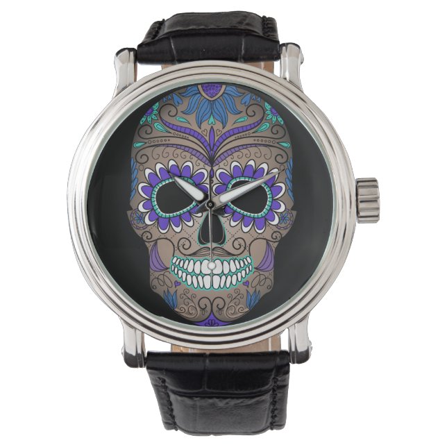 Montre Jour du crâne de sucre des morts (devant)