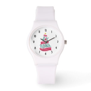 Montre Joy to the World Christmas Citation Typographie