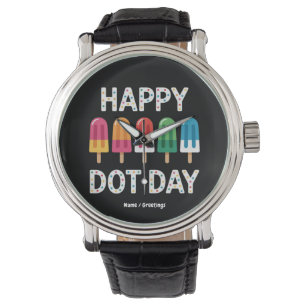 Montre Joyeuse Fête des Points 2025 Enfants Garçons Fille
