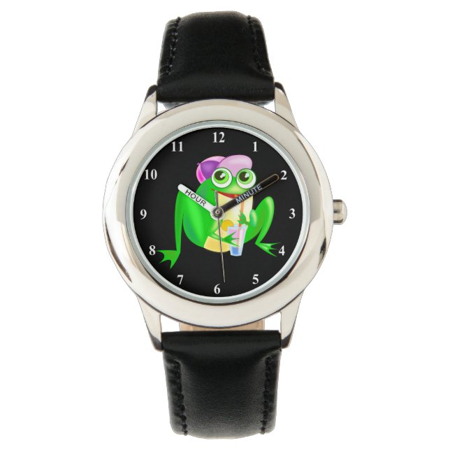Montre Joyeuse Grenouille de fête (devant)
