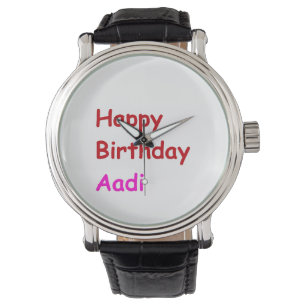 Montre Joyeux anniversaire Aadi