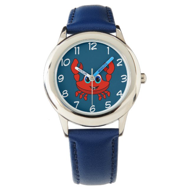 Montre Joyeux Cartoon Crab Kids (devant)