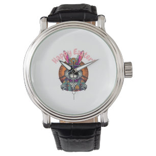 Montre Joyeux Cartoon de Pâques Bunny Lapin Néerlandais R