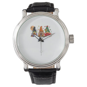 Montre Joyeux Hallothanksmas Gnomes Halloween Thanksgivin