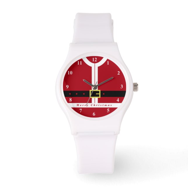 Montre Joyeux Noël Santa Claus Watch Funny (Recto)