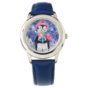 Montre Joyeux pingouin - Noël -