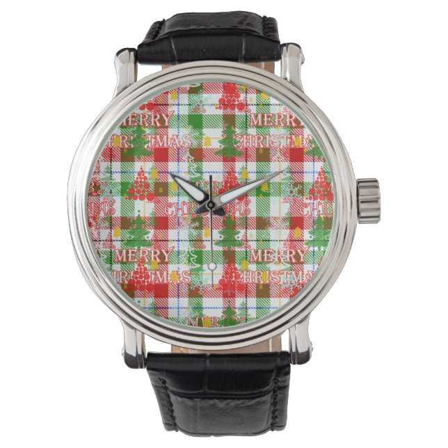 Montre Joyeux tatan décoratif de Noël (devant)