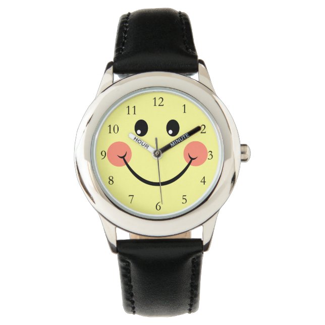 Montre Joyeux visage avec chiffres (devant)