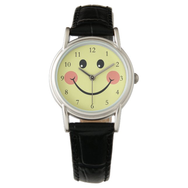 Montre Joyeux visage avec des nombres (devant)