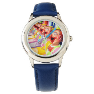 Montre Joyeux Visages de Clown,