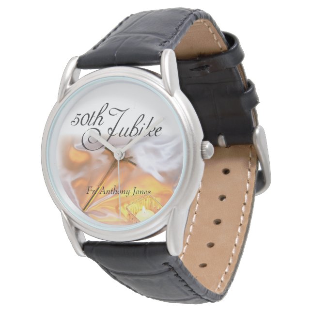Montre Jubilé d'or Vie religieuse, Cross Candle (Incliné)