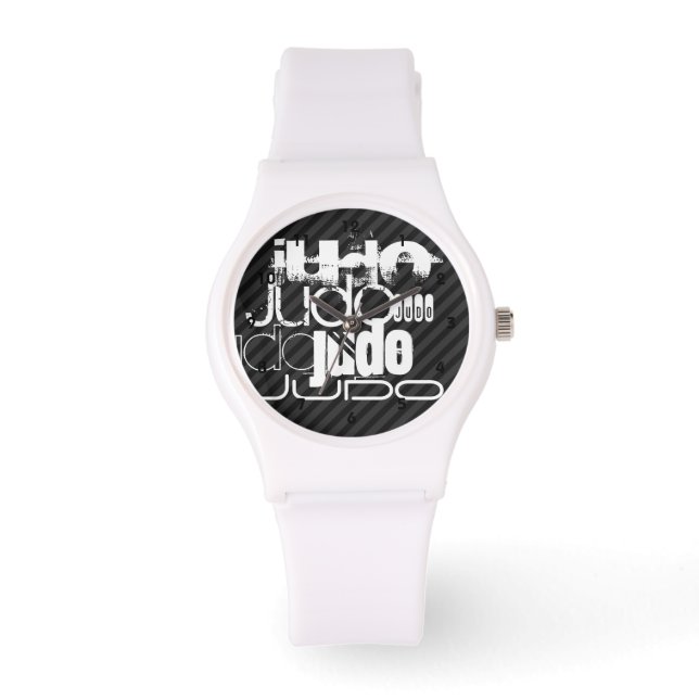 Montre Judo ; Gris Noir & Foncé (Recto)