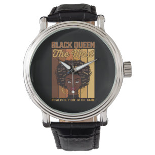 Montre Junetdix Melanin Black Girl La plus puissante