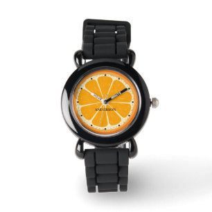 Montre Jus de citron frais orange