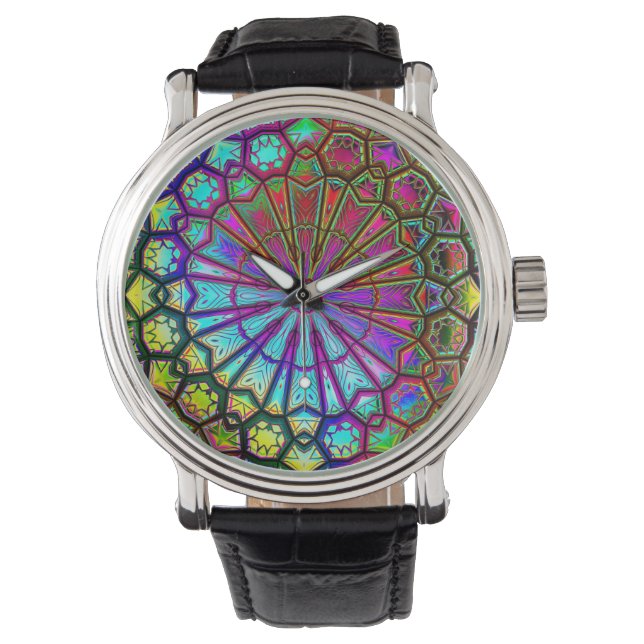 Montre Kaleidoscope Art 14 Options de surveillance et de  (devant)