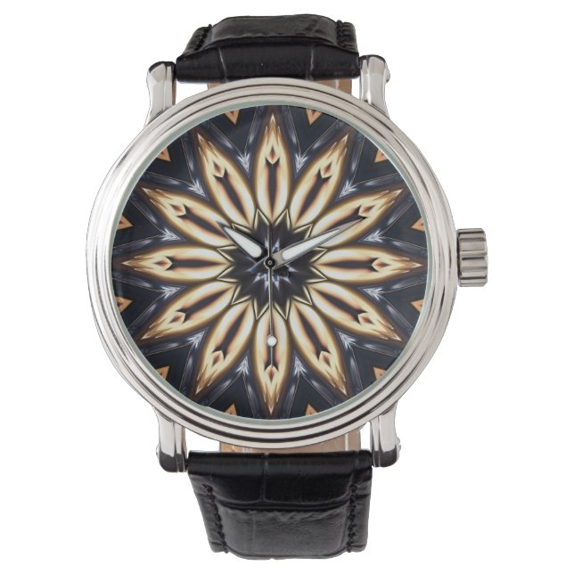 Montre Kaleidoscope Art 16 Options de surveillance et de  (devant)