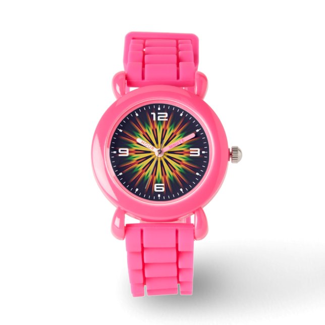 Montre Kaleidoscope Mandala Flower-21855 (Recto)