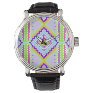 Montre Kaleidoscope Rêves Tribaux Néon