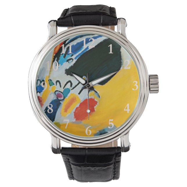 Montre Kandinski Impression III Concert Peinture Abstrait (devant)