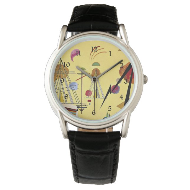 Montre Kandinsky - Line-Spot, art abstrait (devant)