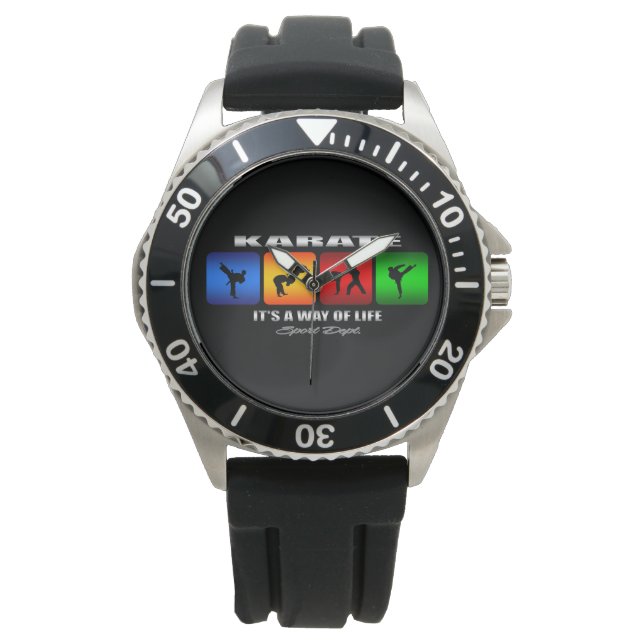 Montre Karaté cool C'Est Un Moyen De Vie (devant)