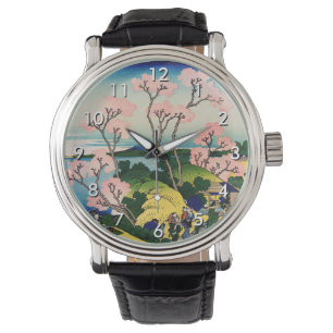 Montre Katsushika Hokusai - Gotenyama, Tokaido, Shinagawa