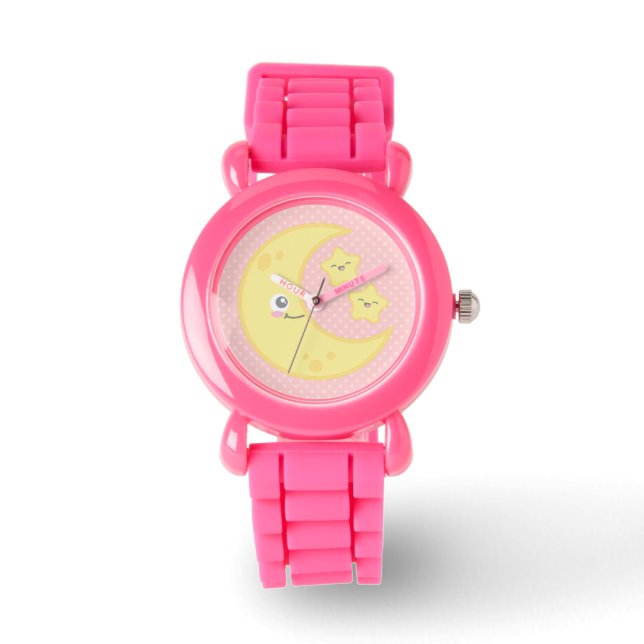 Montre Kawaii Moon et Stars Watch (Recto)