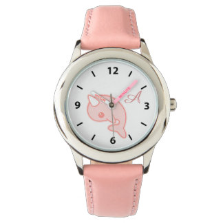 Montre Kawaii Pink Narwhal